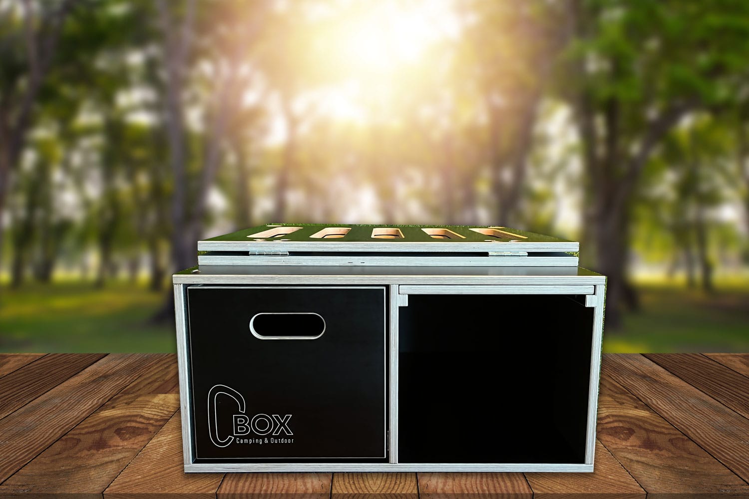 Campingbox one premium for high-roof station wagons – Modular solution – C- BOX